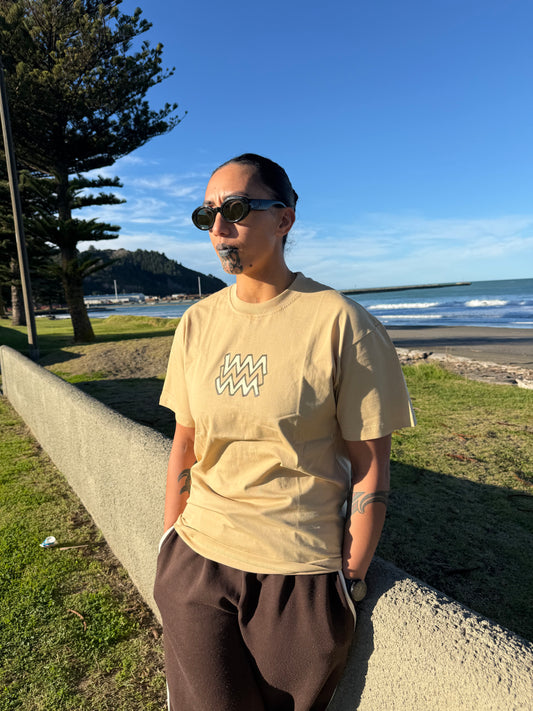 Wai-Tai Oneroa Unisex Tee - Mokoira Makaurangi Series