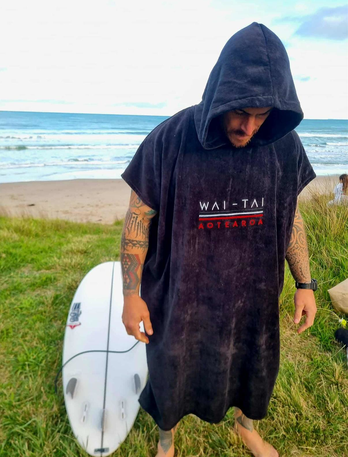 Wai-Tai Kaitiaki Premium Hooded Towel