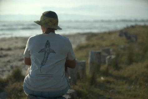 Wai-Tai Womens Bone Kaitiaki Tee