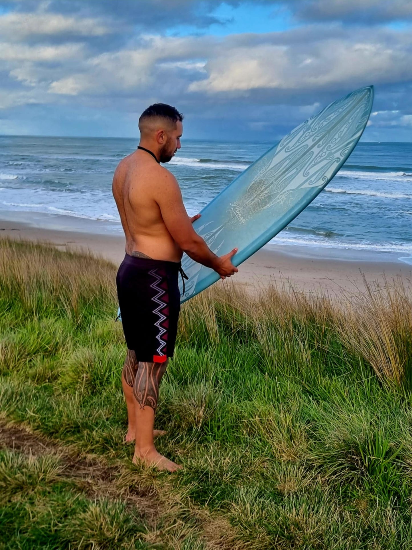 Wai-Tai Aotearoa Taniwha 4 Way Stretch Boardshorts
