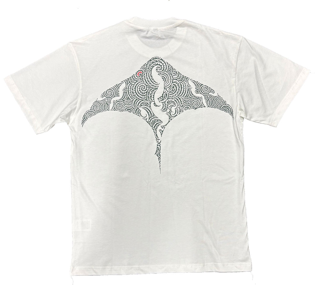 Wai-Tai Aotearoa Whai Maori t-shirt in white