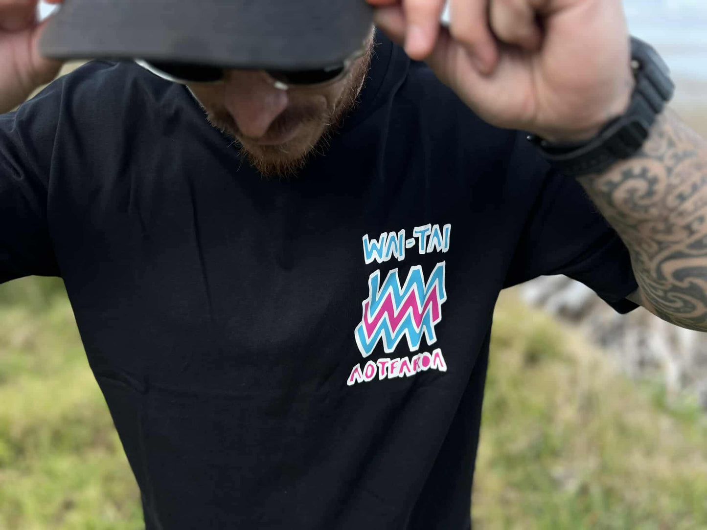 Wai-Tai Aotearoa Mura heavyweight Tee