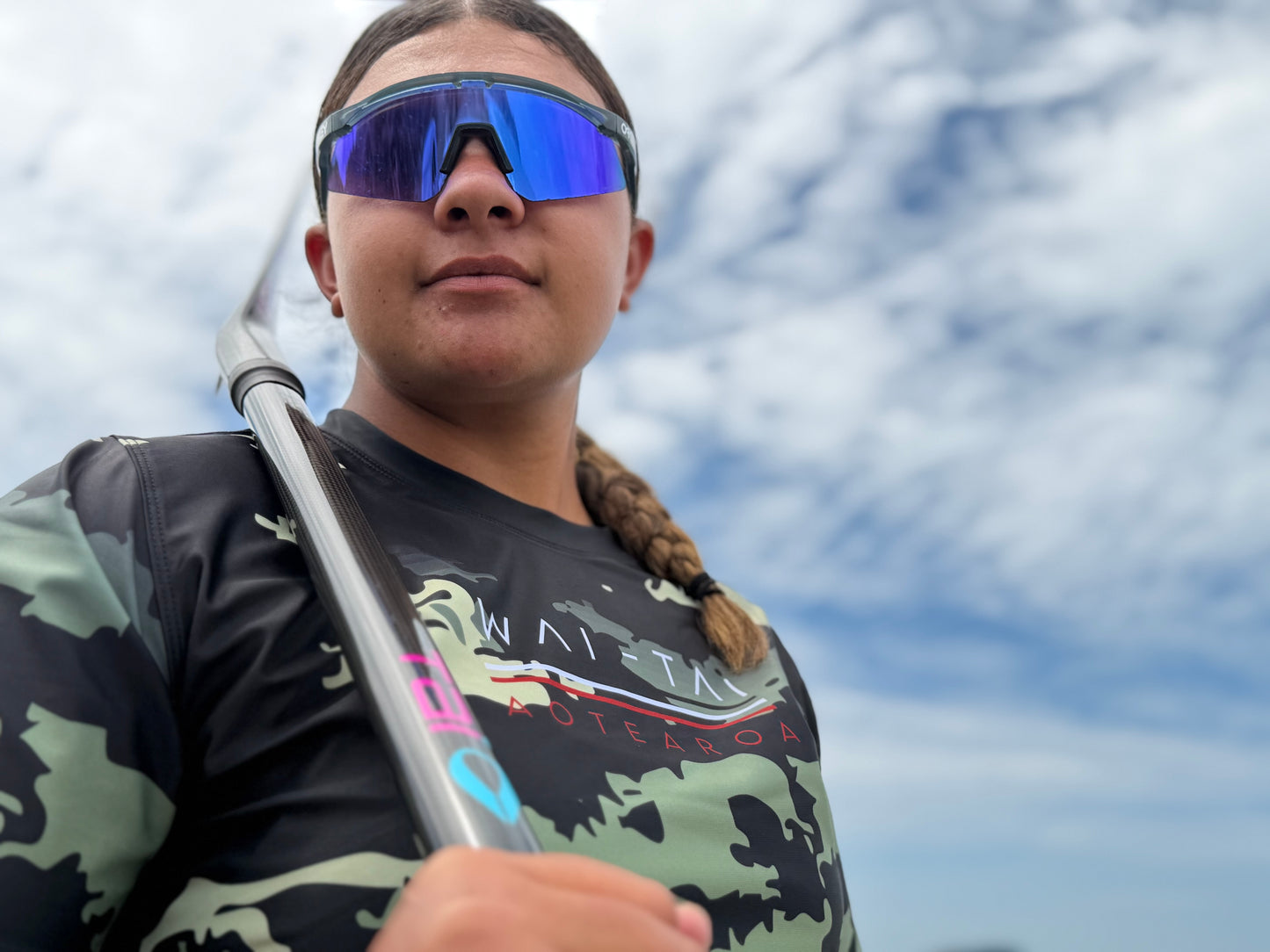 Wai-Tai Aotearoa Kaitiaki Camo Rash Tee