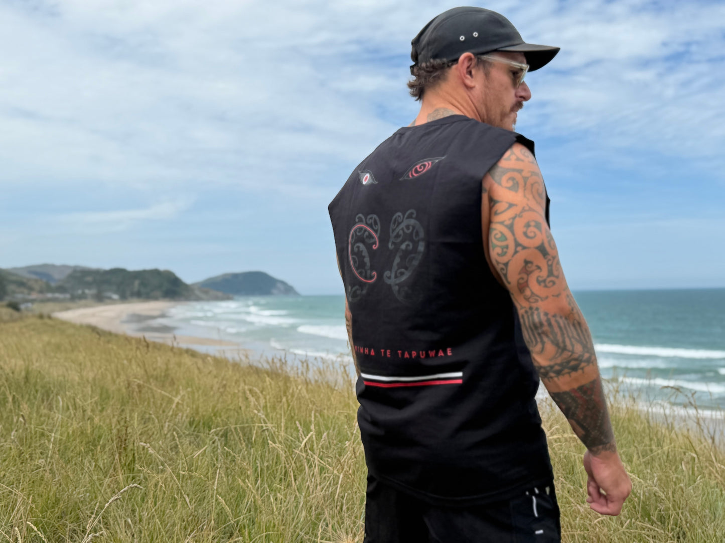 Wai-Tai Aotearoa Tipua Heavyweight Blackout Unisex Muscle
