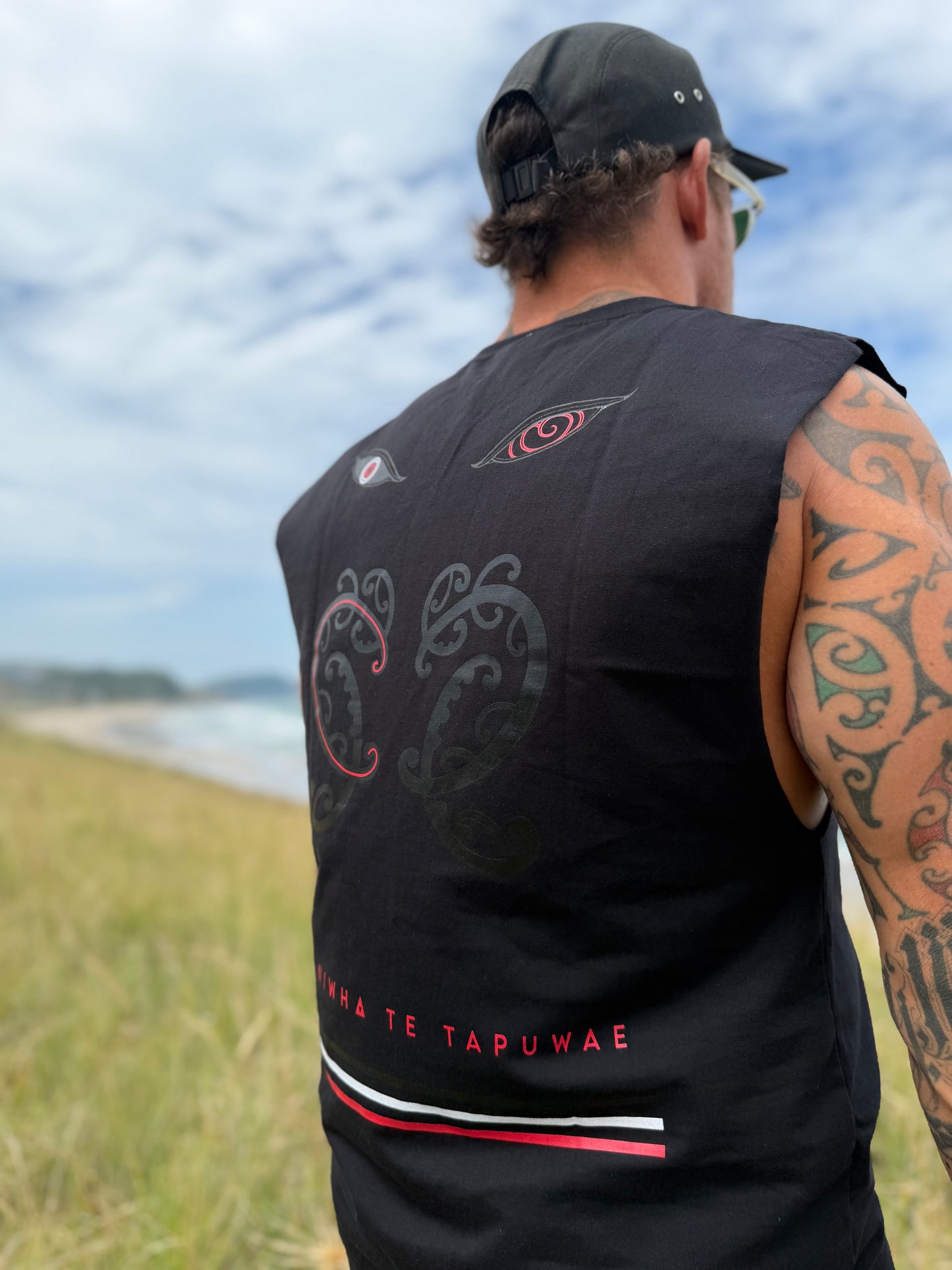 Wai-Tai Aotearoa Tipua Heavyweight Blackout Unisex Muscle
