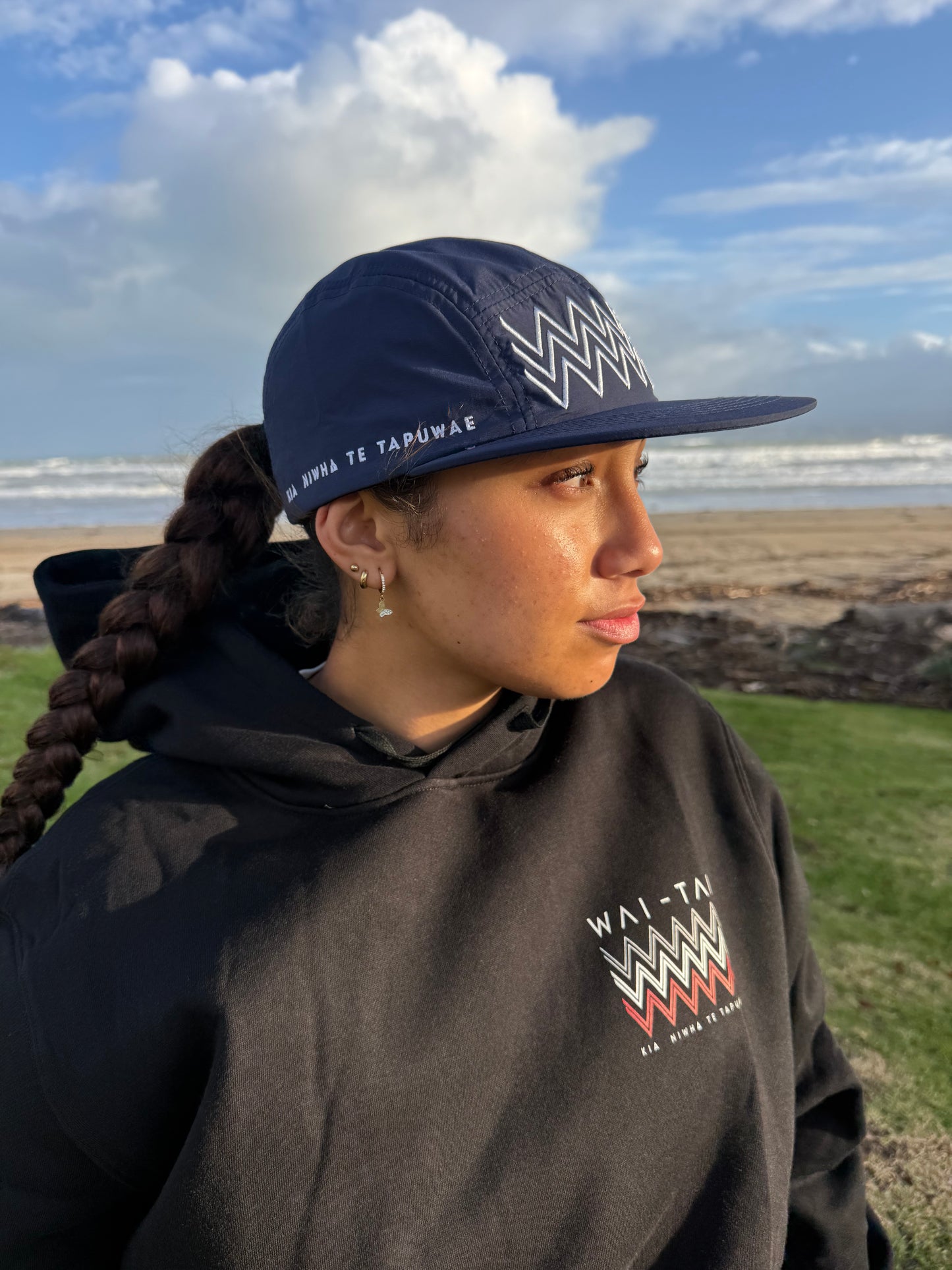 Wai-Tai Aotearoa Tohu 5 Panel Unisex Amphibian Cap