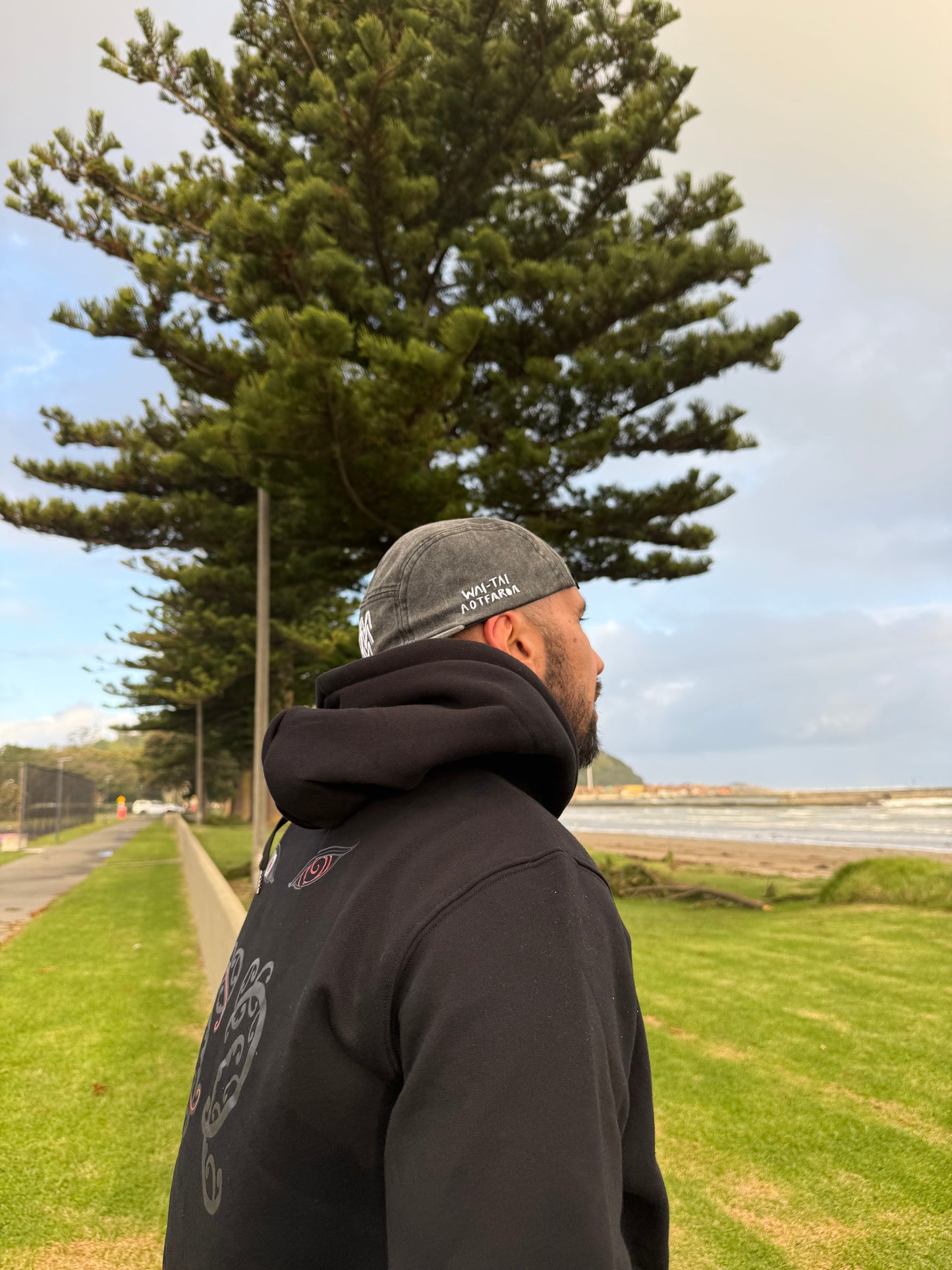 Wai-Tai Aotearoa Tohu Denim 5 Panel Unisex SB Cap