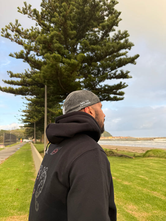 Wai-Tai Aotearoa Tohu Denim 5 Panel Unisex SB Cap