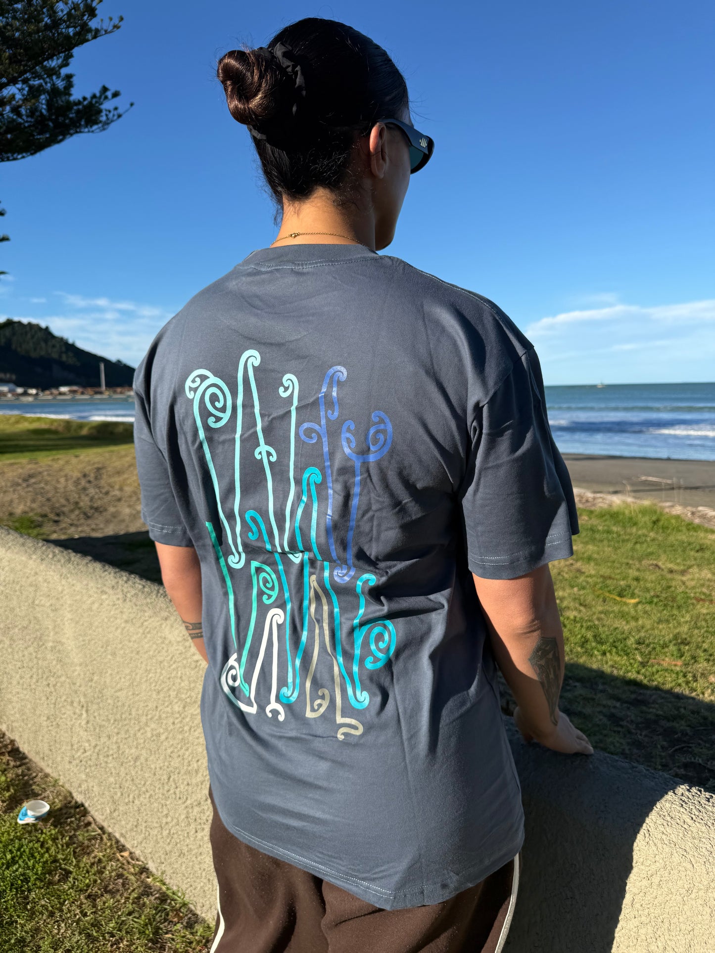 Wai-Tai Hihiri Unisex Tee - Mokoira Makaurangi Series