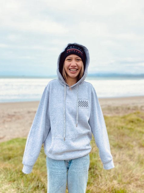Wai-Tai Grey Marle Kaitiaki Hoodie