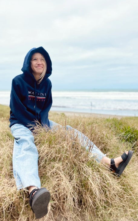 Wai-Tai Navy Taniwha Hoodie
