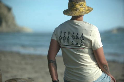 Wai-Tai Womens Ecru Ika Tee