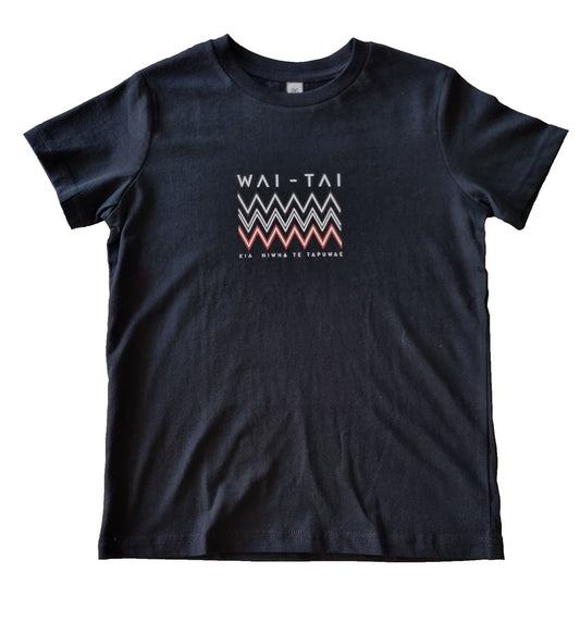 Wai-Tai Kids Black Tohu Tee
