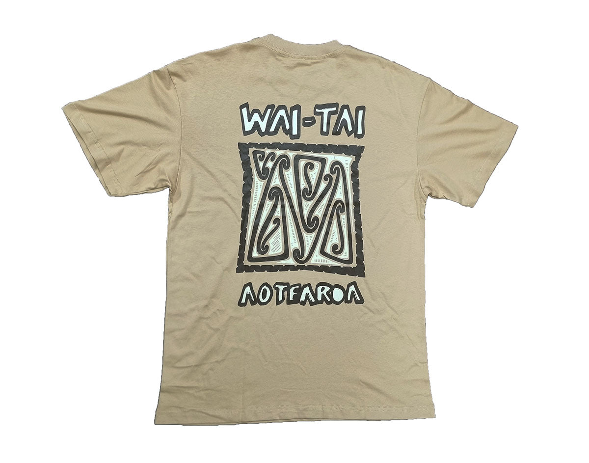 Wai-Tai Oneroa Unisex Tee - Mokoira Makaurangi Series